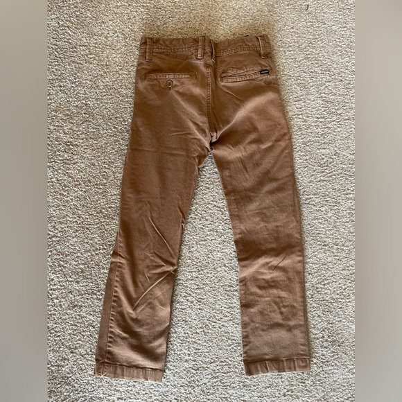 Boys Volcom khaki pants. Size 24/10y. EUC - Picture 4 of 4